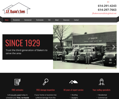 J.F. Baker's Sons Roofing Company