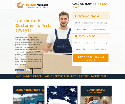 Affordable Packing LLC Mishawaka,IN Residential Relocation Commercial Relocation