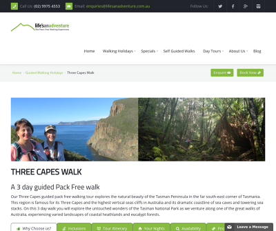 Life''s An Adventure - Three Capes Walk