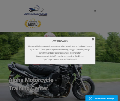 Alpha Motorcycle Training