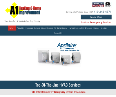 A-1 Heating & Improvement Co