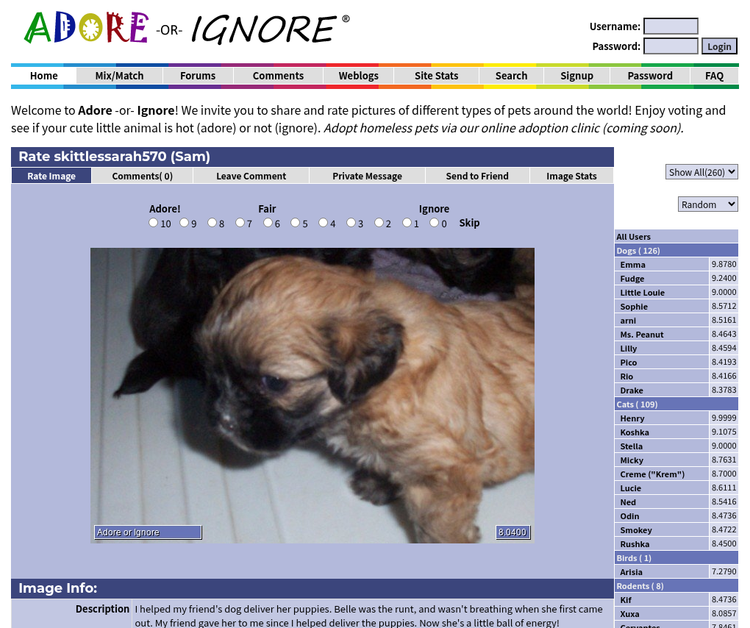 Adore-or-Ignore!