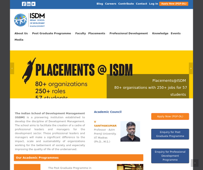 Indian School of Development Management