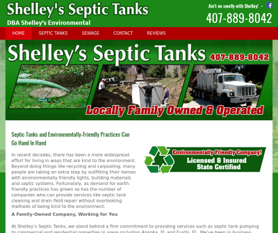 Shelley’s Septic Tanks
