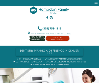 Hampden Family Dental Denver,CO Emergency Dentistry General Dentistry Restorative Dentistry