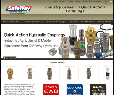 SafeWay St. Paul,MN Product 2D/3D CAD Drawings S20 Quick Couplings S56 Quick Couplings