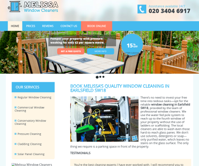 Melissa''s Window Cleaning Earlsfield United Kingdom Regular Window Cleaning Commercial Window Cleaning