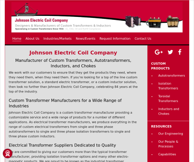 Johnson Electric Coil Company