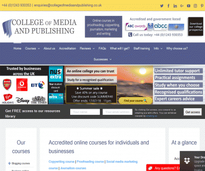 College of Media and Publishing