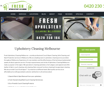 Upholstery Cleaning Melbourne