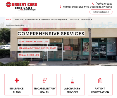 Urgent Care And Walk-in-Clinic in Oceanside, CA