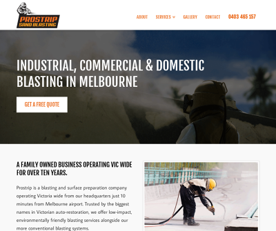 Prostrip Sandblasting Melbourne Australia Commercial Blasting Industrial Blasting Domestic Blasting
