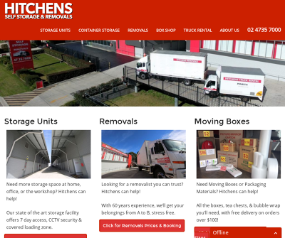 Hitchens Self Storage & Removals Penrith