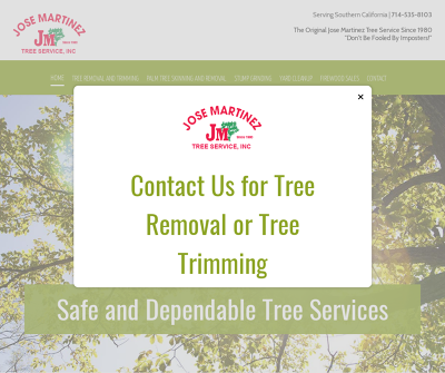 Jose Martinez Tree Service, Inc Anaheim, CA Tree Removal Tree Palm Tree Skinning