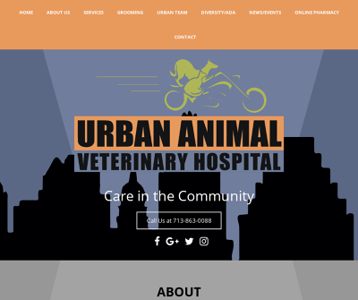Urban Animal Veterinary Hospital - Houston,TX Cardiology Dental Care Dermatology