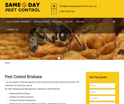 Same Day Pest Control Brisbane
