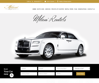 Milani Rentals Atlanta, GA Exotic Car Rental Chauffeur Services Wedding Car Rentals 