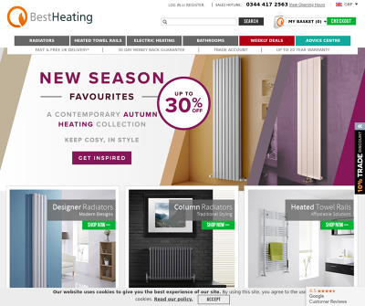 Designer Radiators Online Burnley,UK Radiators Heated Towel Rails Electric Heating