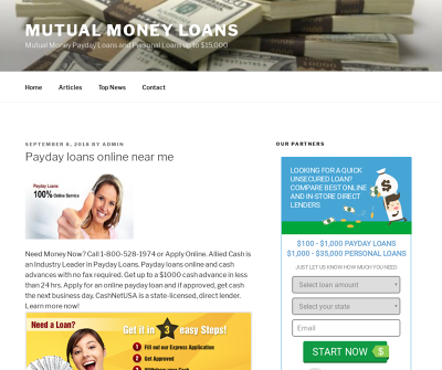 Payday loans online near me