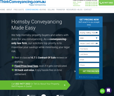Think Conveyancing Hornsby