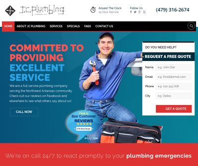 JC Plumbing Springdale, AK Repairs & Replacements Disposal Repair Drain Cleaning