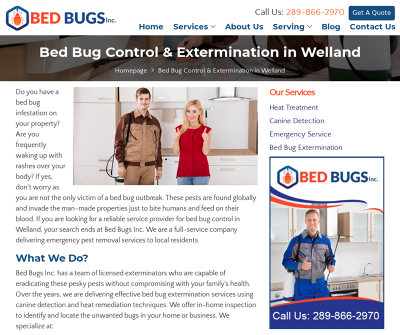 Bed Bug Welland