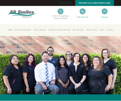 All Smiles Dental Care Phoenix, AZ Cosmetic Dentistry Veneers Implants Crowns & Bridges