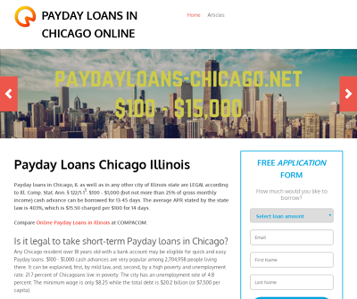 Payday Loans in Chicago Online