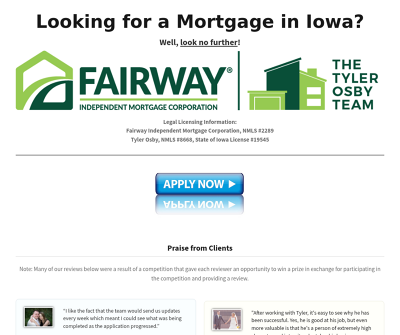 The Tyler Osby Team Urbandale,IA Mortgage Lender 