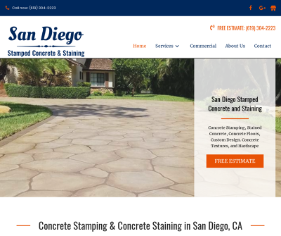 San Diego Stamped Concrete and Staining