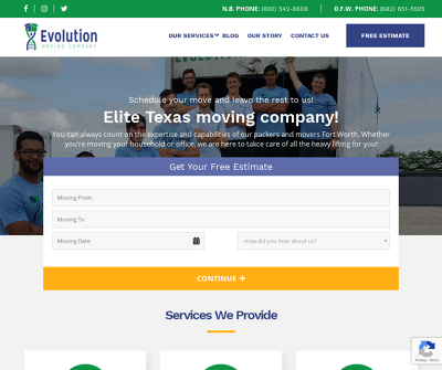 Evolution Moving Company Fort Worth