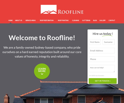 Roofline Sydney, Australia Roof Restoration Roof Painting Cleaning Guttering 