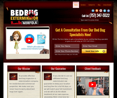 Bed Bug Exterminator Norfolk