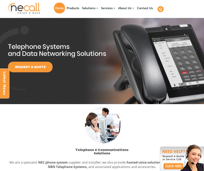 NECALL Voice & Data - Telephone Systems Company