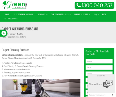 Green Cleaners Team - Carpet Cleaning Brisbane
