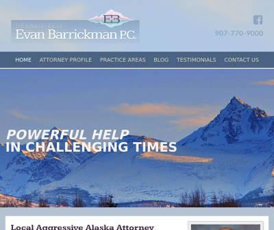 Local Aggressive Attorney in Anchorage Alaska | Evan Barrickman 