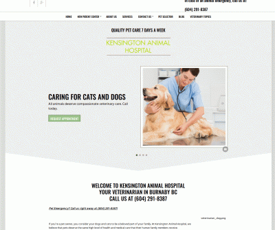 Kensington Animal Hospital – Vet clinic in Burnaby