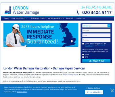 All Avialable Help For Water Damage by London Water Damage Restoration