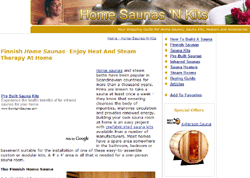 Home Infrared Saunas & Prefabricated Sauna Kits