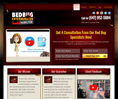 Bed Bug Exterminator Hamilton