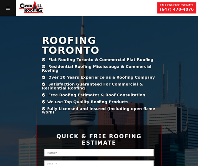 Roofing Toronto - Flat & Residential | Coverall Roofing