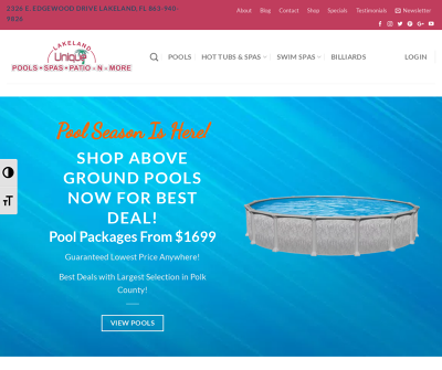Lakeland Unique Pools, Spas, Patio-N-More