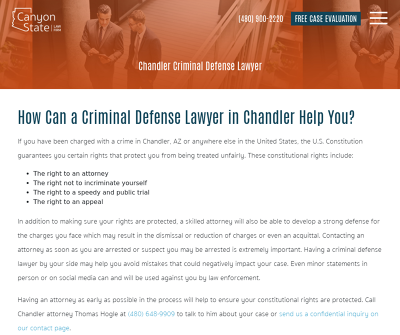 Canyon State Law - Chandler