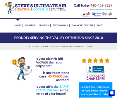 Steve''s Ultimate Air Heating & Cooling Services LLC