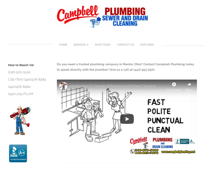  Campbell Plumbing and Drain Cleaning