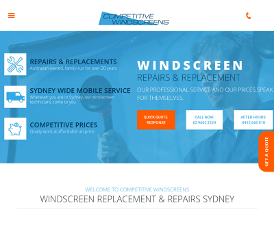 Competitive Windscreens