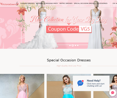 Wedding Dresses & Evening Dresses & Matric Dresses South Africa