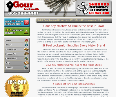 Gour Locksmith St Paul