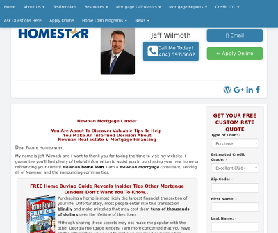 Jeff Wilmoth - HomeStar Financial Corporation Mortgage Loan Originator