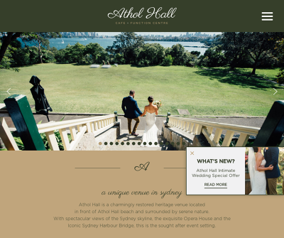 Venue Hire Sydney | Unique Reception Venue Sydney | Athol Hall